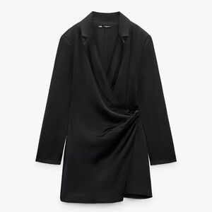 Zara Black Asymmetrical Dress